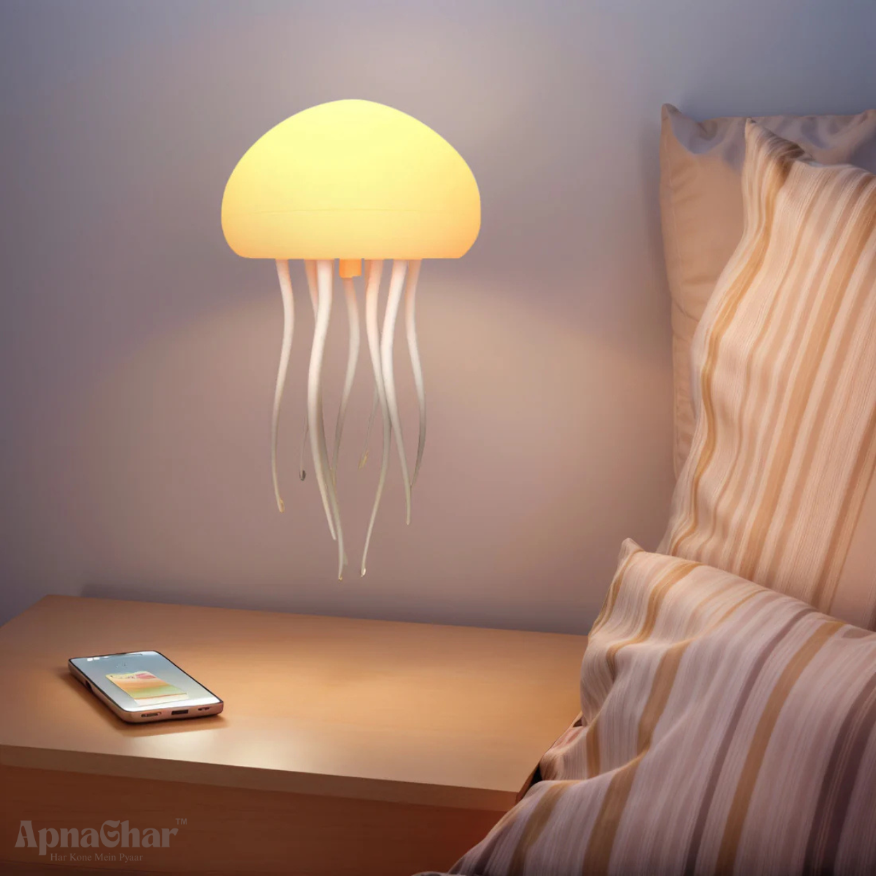 Jellyfish Glow™ – Luxury Ambient LED Night Lamp