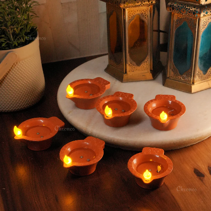 AquaGlow™ Water Sensor Diyas | Set of 12|24|36