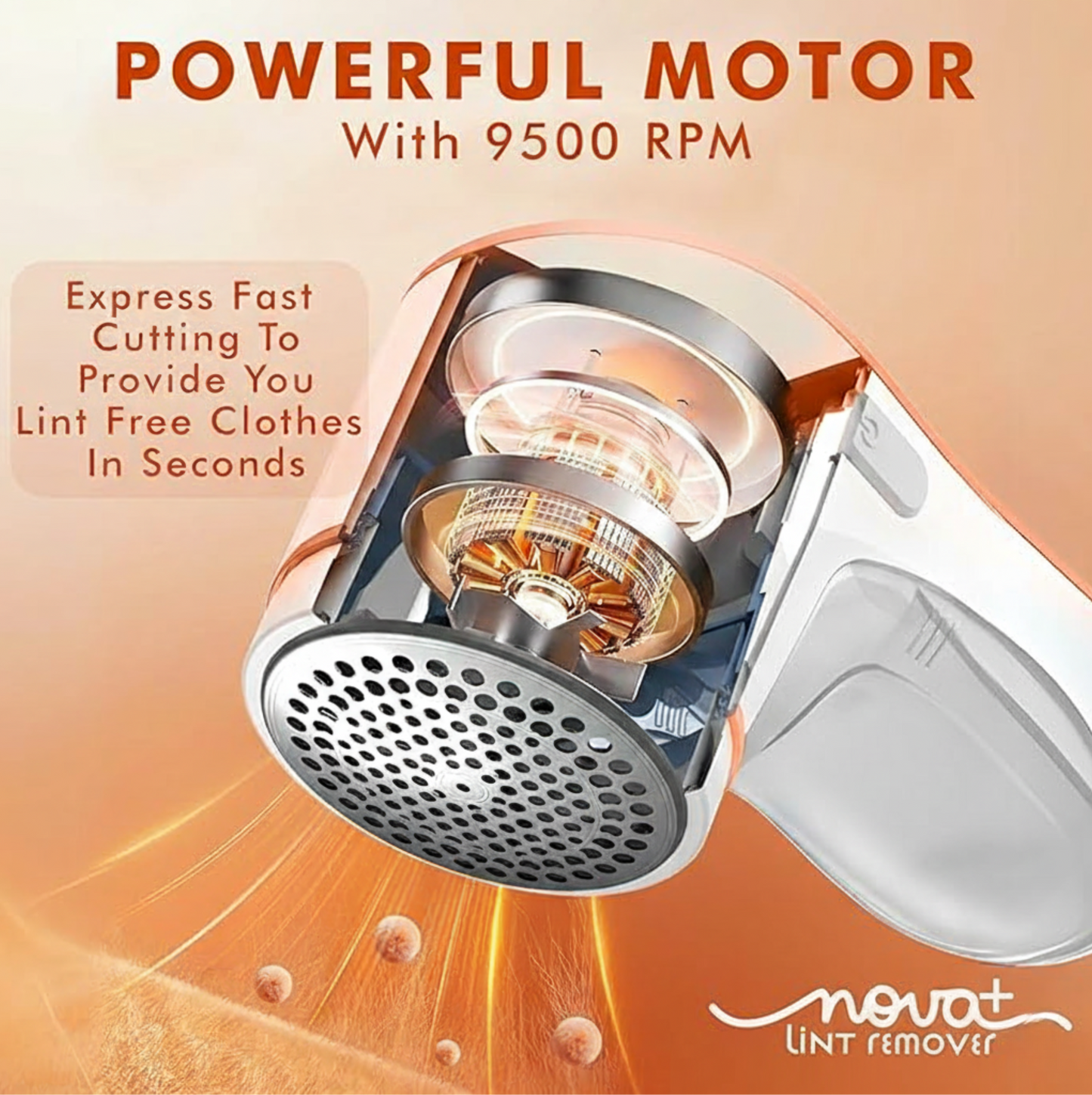 Fabric Shaver Pro™ - Rechargeable Lint & Fuzz Remover for Clothes | 2 Years Warranty |