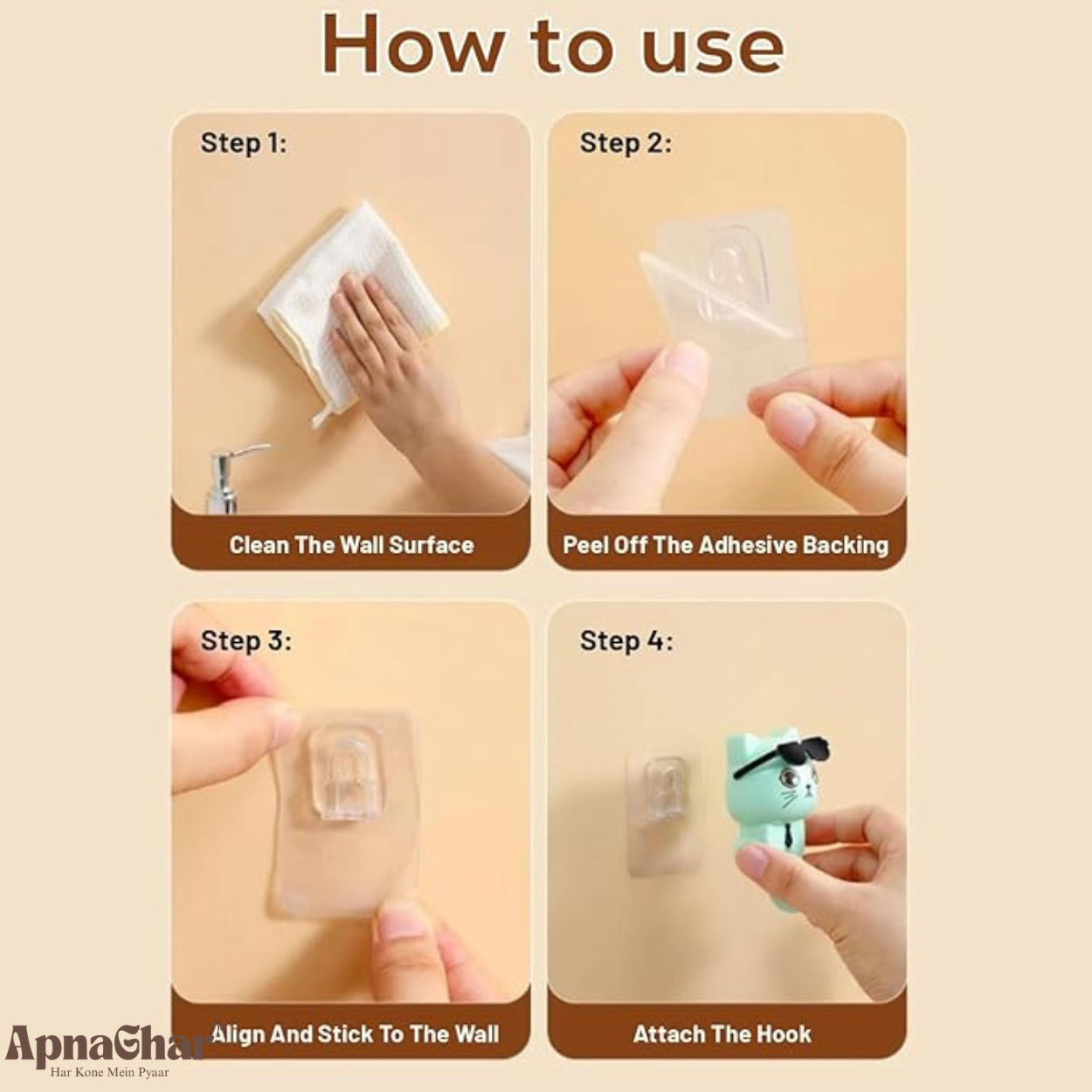 Cool Cat Keyholder for walls