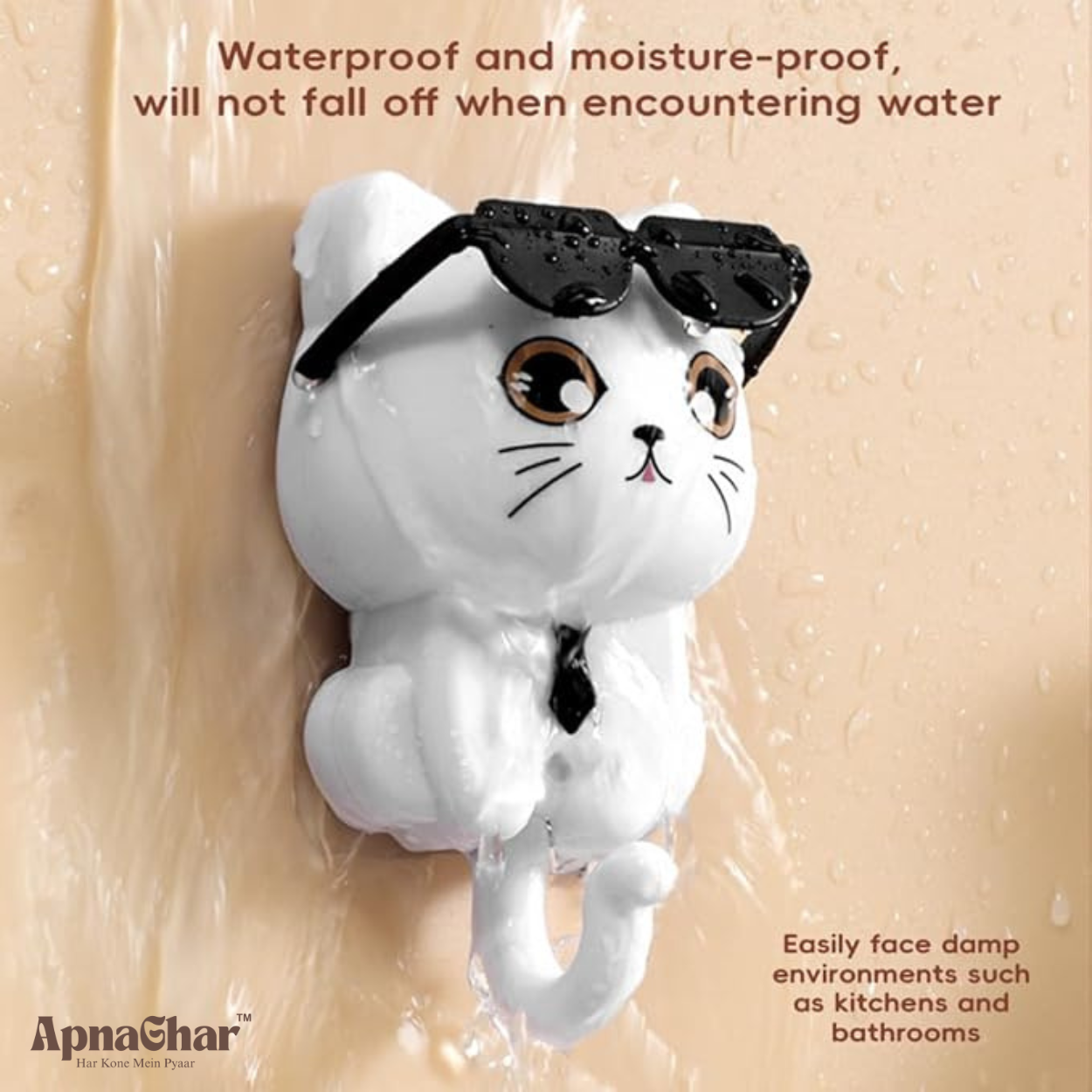 Cool Cat Keyholder for walls