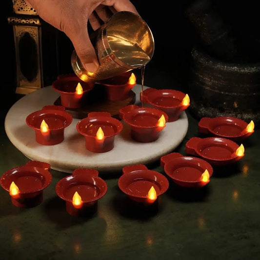 AquaGlow™ Water Sensor Diyas | Set of 12|24|36
