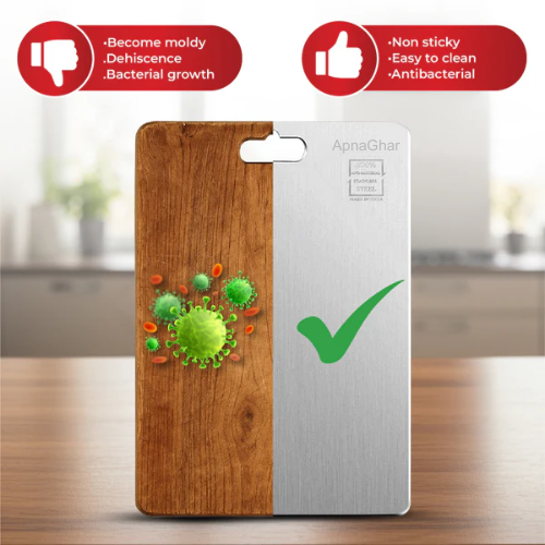 SteelCut™ - Premium Stainless Steel Chopping Board